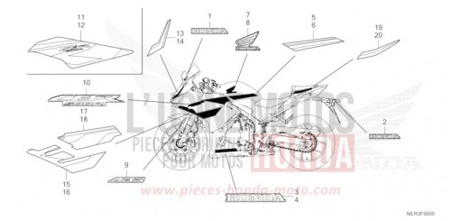MARQUE/RAYURE CBR500RACT de 2026